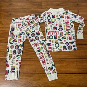Hanna Andersson Fa La La Pajamas Size 4T